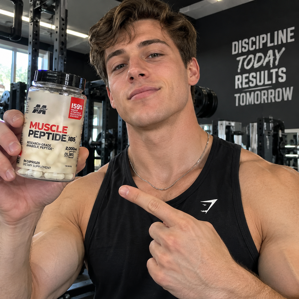 Suplemento Muscle Peptide 84 capsulas