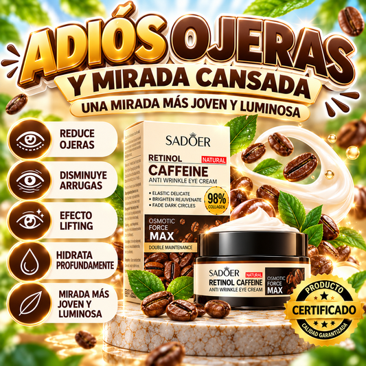 Crema Contorno De Ojos Retinol Y Cafeína