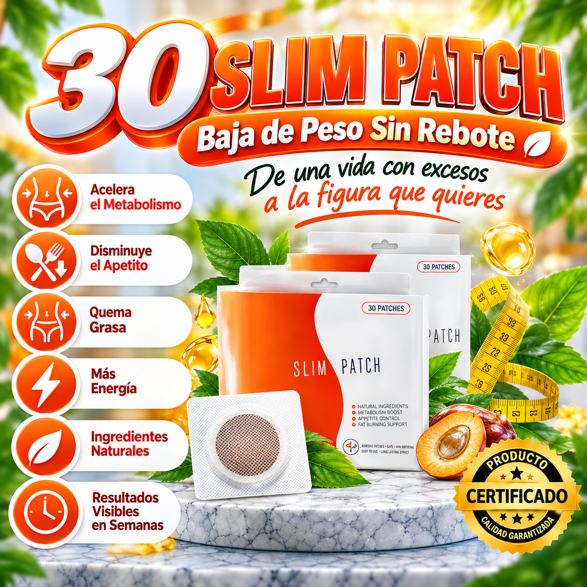 Parches Adelgazantes Slim Patch