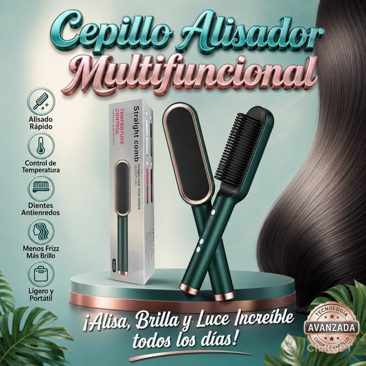 Cepillo Alisador Multifuncional