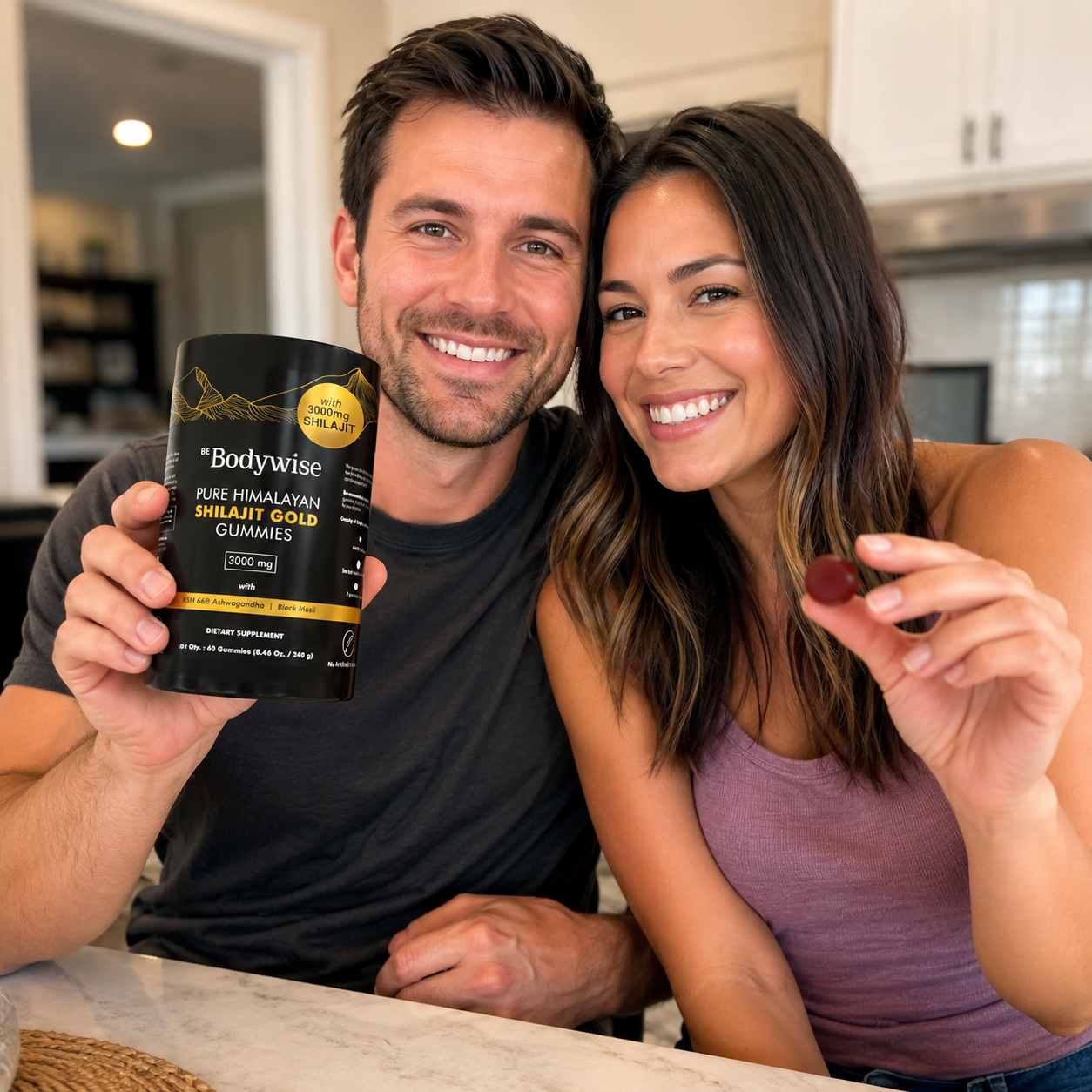 Suplemento Shilajit Gomas 60 Pcs 3000mg