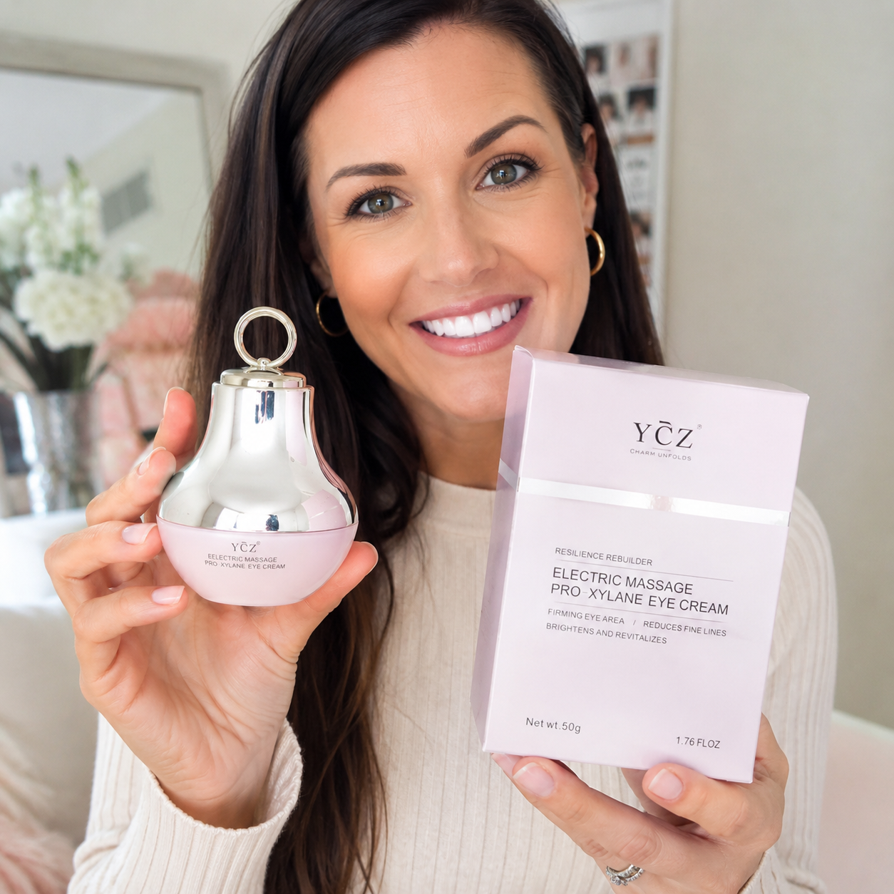 Crema de Ojos de Masaje Electrico YCZ