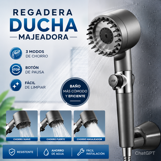Regadera para Ducha y Masajeadora