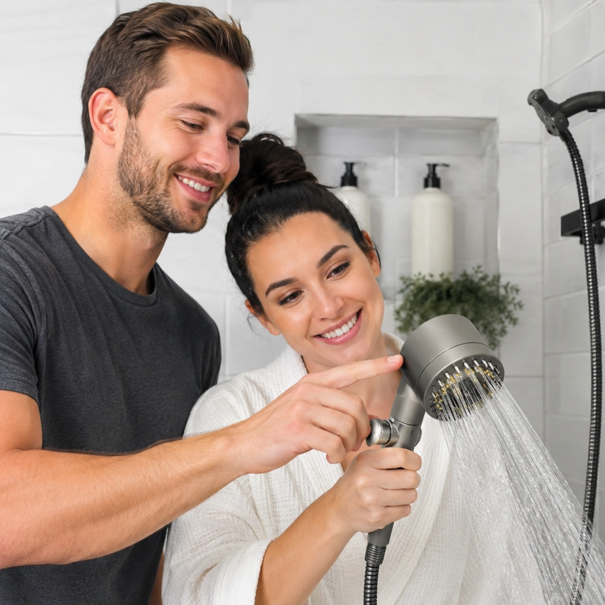 Regadera para Ducha y Masajeadora