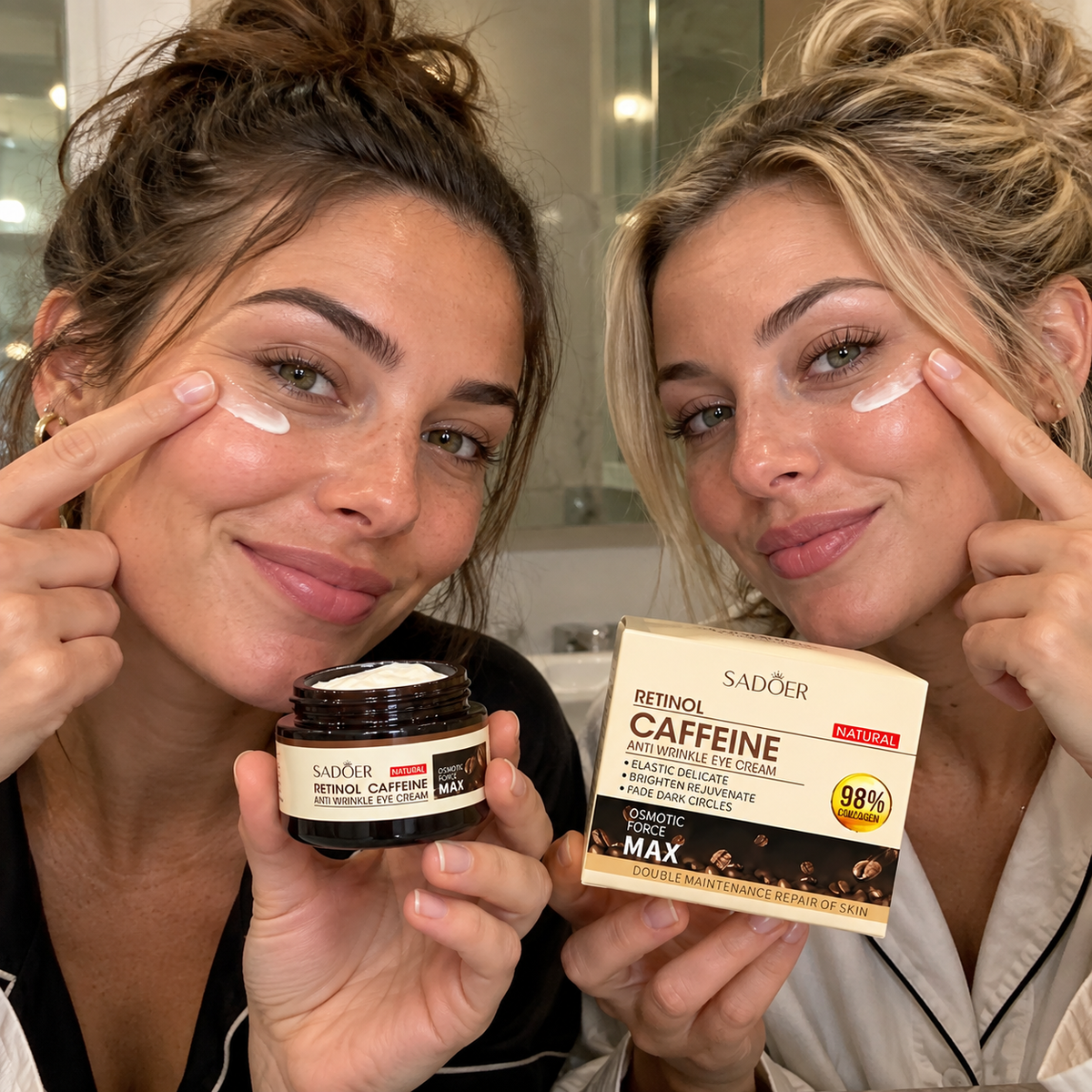 Crema Contorno De Ojos Retinol Y Cafeína