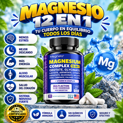 Suplemento Megneta Magnesio Complex