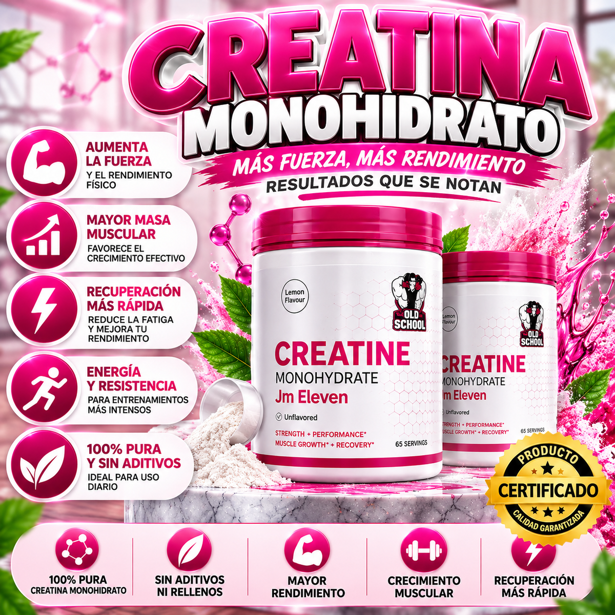 Creatina Monohidrato Colágeno