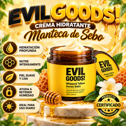 Crema Hidratante Evil Goods Manteca
