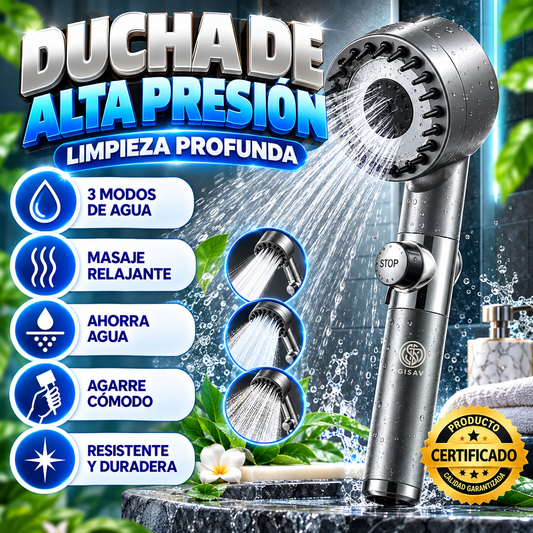 Regadera Cabezal para Ducha Masajeadora