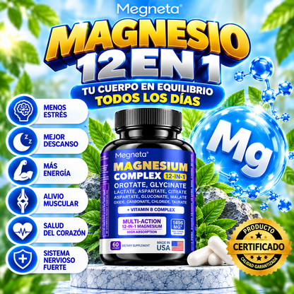 Magnesium Complex TOPLUX (60 Capsulas)