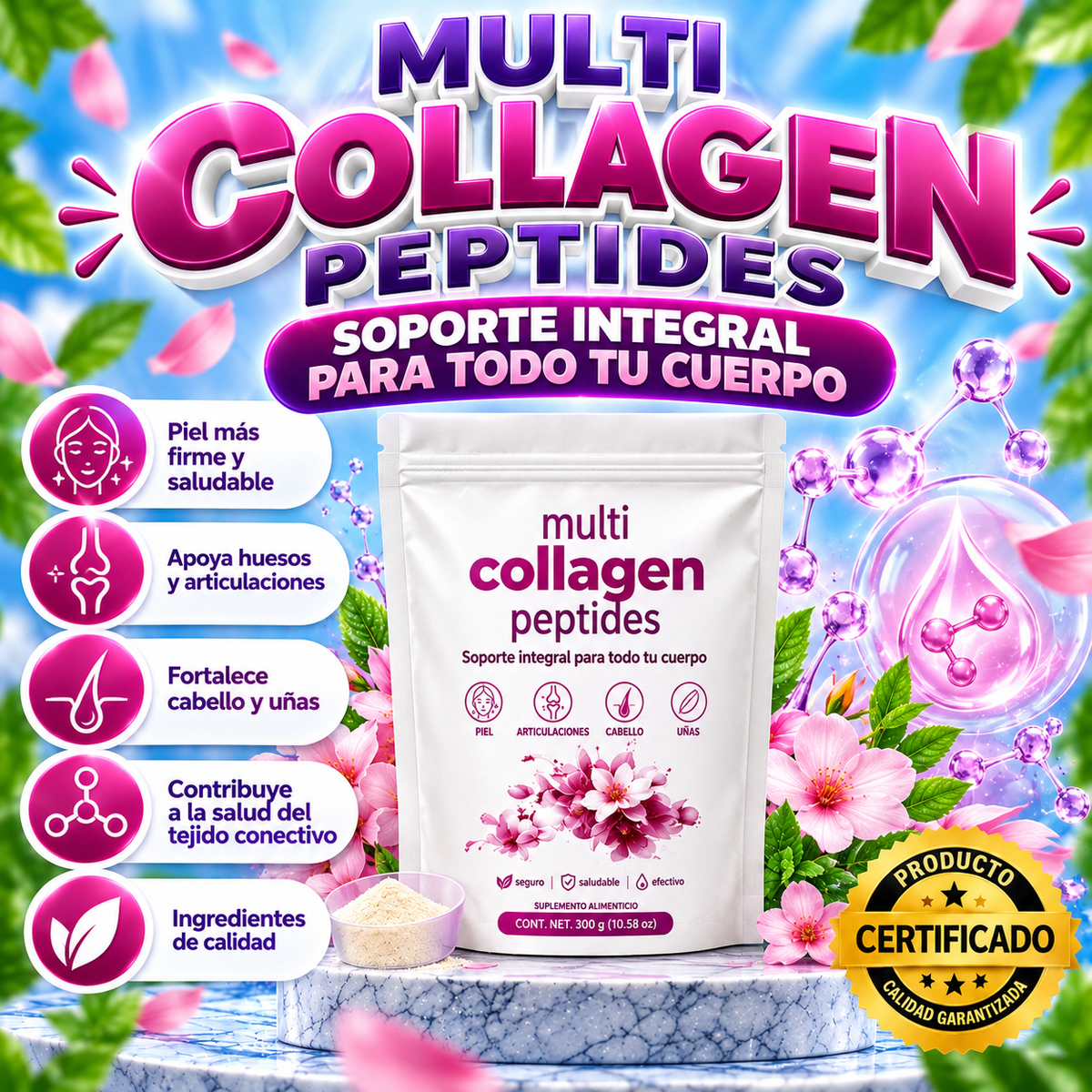 Multicolageno Peptides Polvo