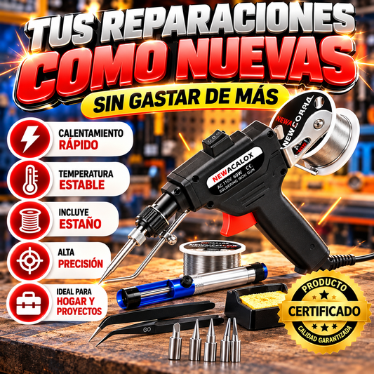 Kit De Pistola De Soldar Cautín 60w