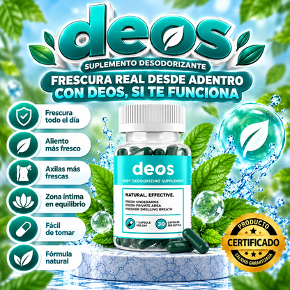Deos Suplemento Elimina Mal Olor 30 caps