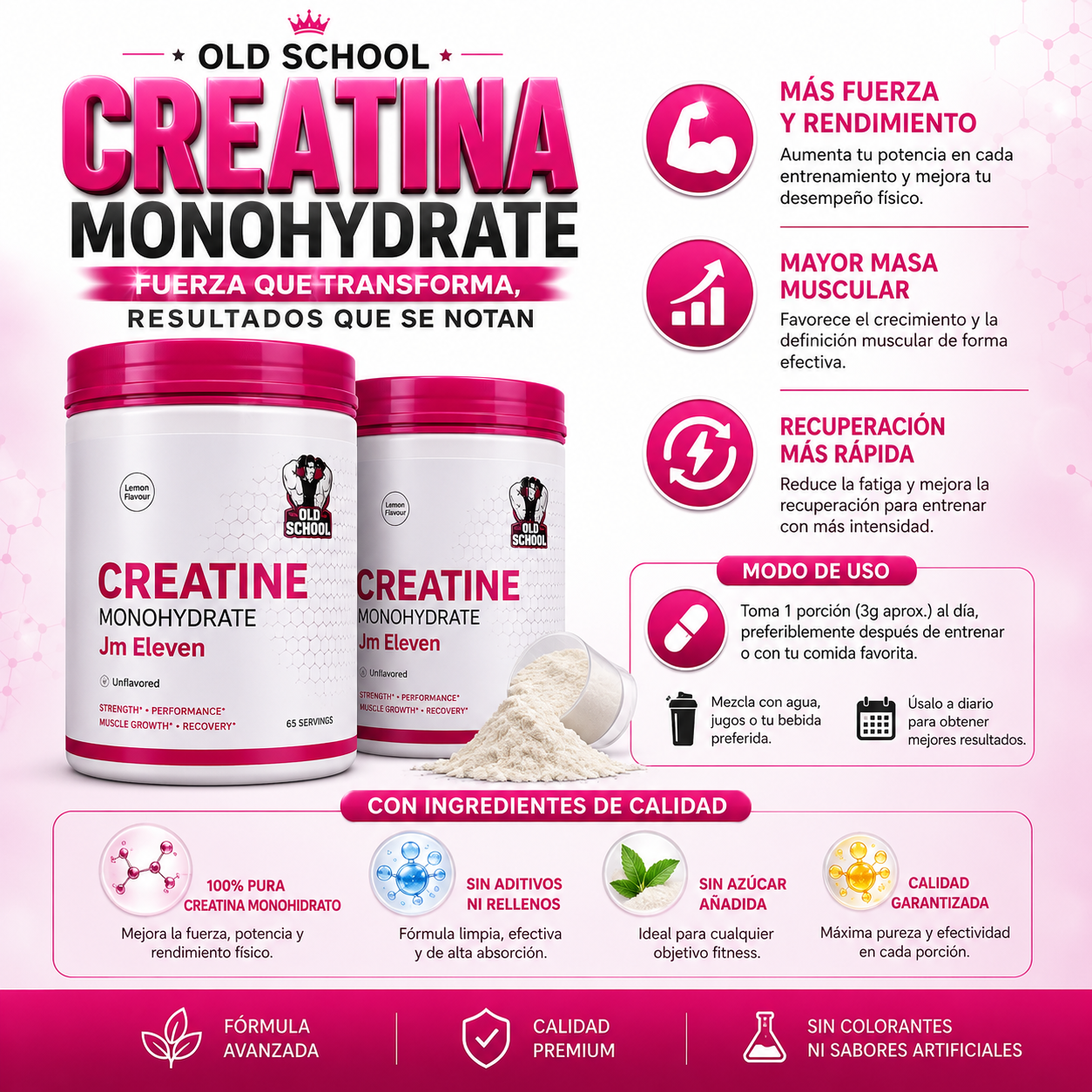 Creatina Monohidrato, Colágeno