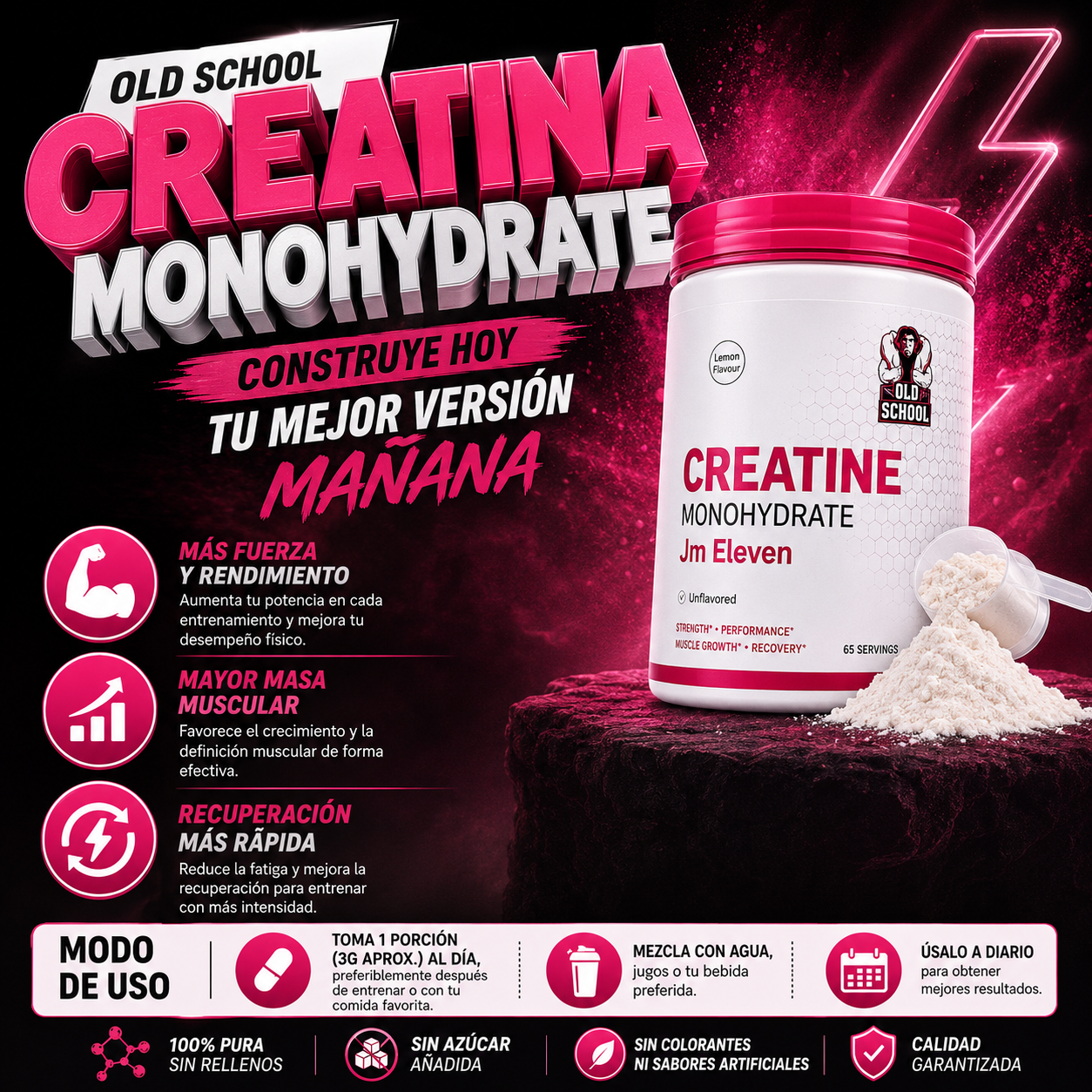 Creatina Monohidrato, Colágeno