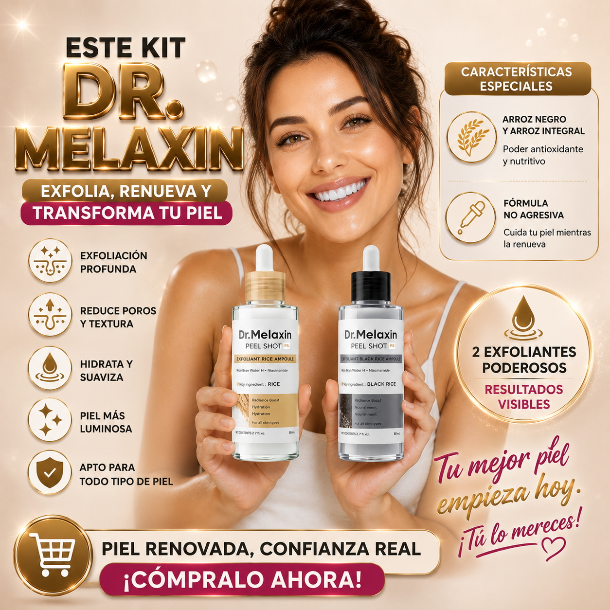 Kit Exfoliante Dr. Melaxin