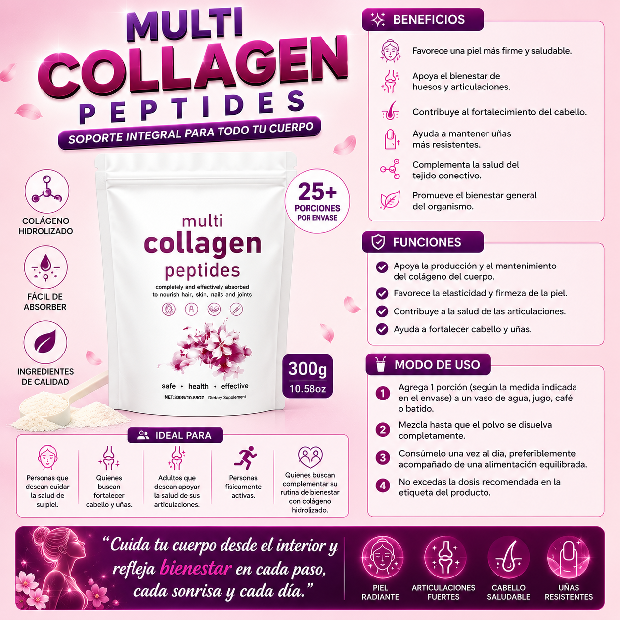 Multicolageno Peptides Polvo