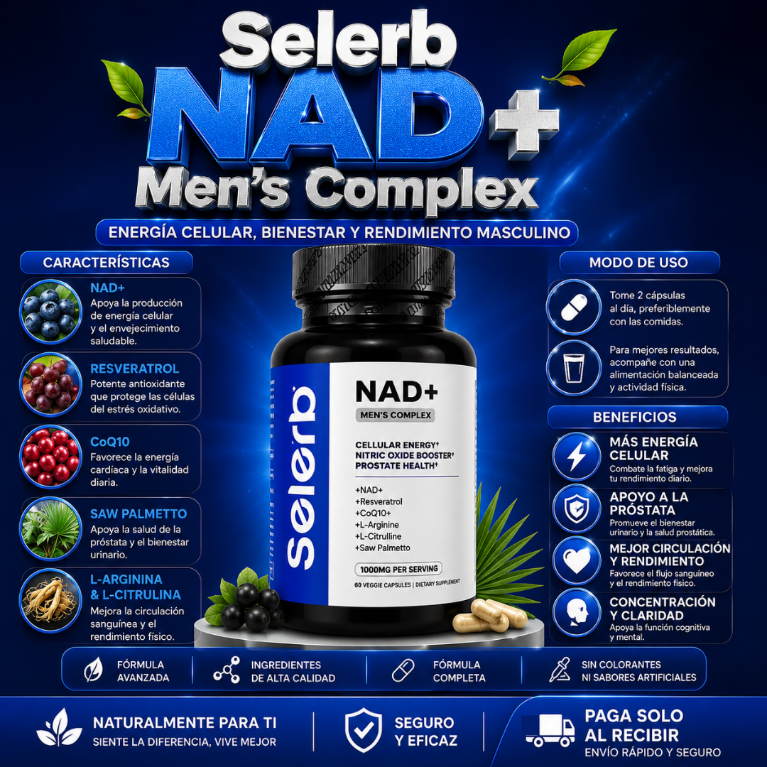 Selerb NAD+ Men's Complex 60cap