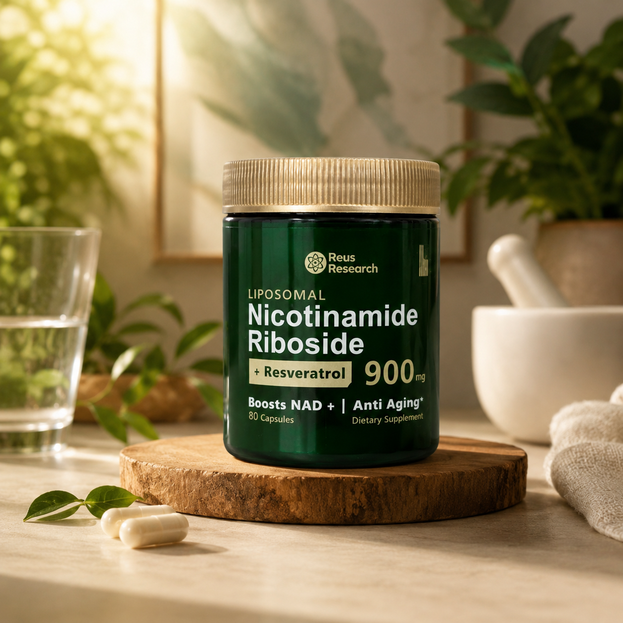 Nad + Nicotinamide Riboside+ Resveratol 900 mg